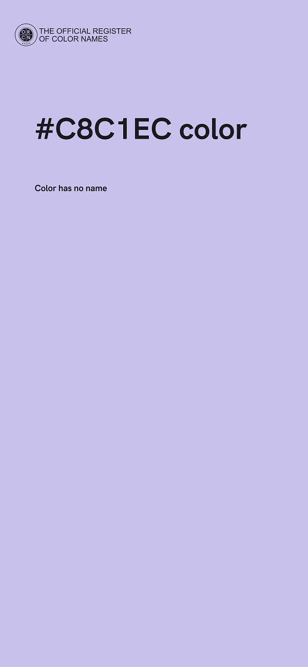 #C8C1EC color image