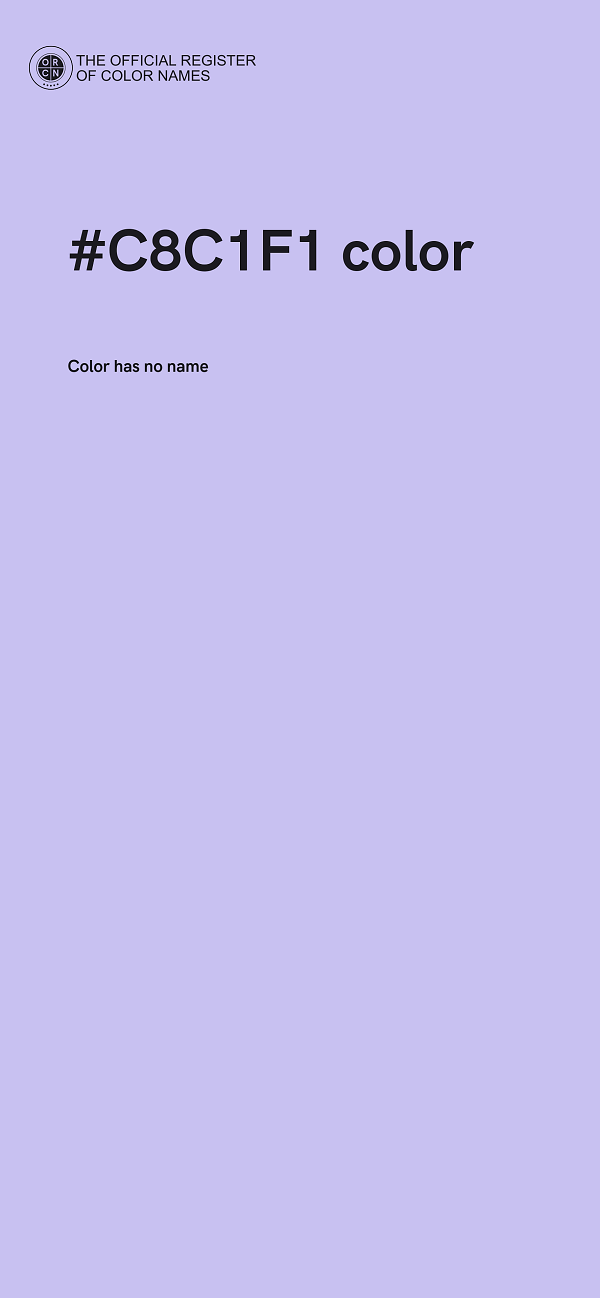 #C8C1F1 color image