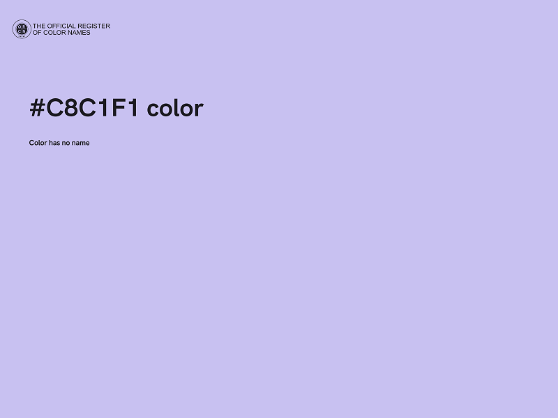 #C8C1F1 color image
