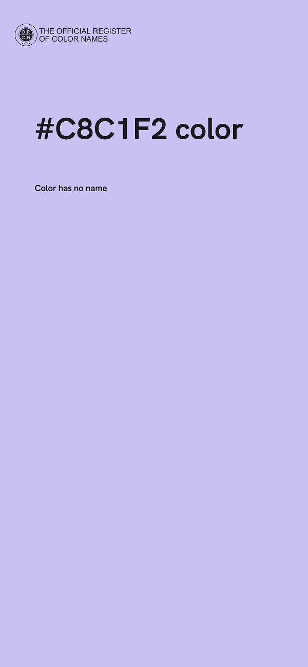 #C8C1F2 color image