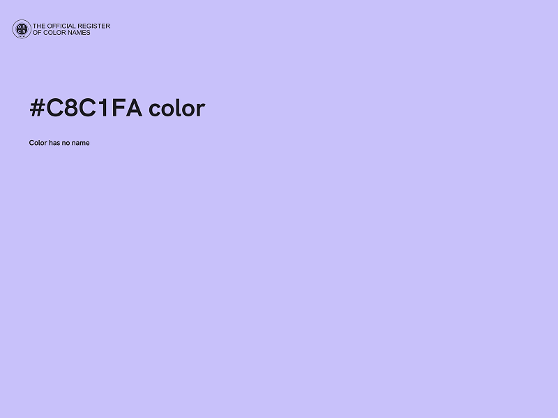 #C8C1FA color image