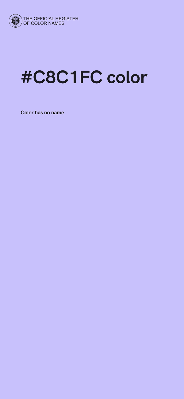 #C8C1FC color image