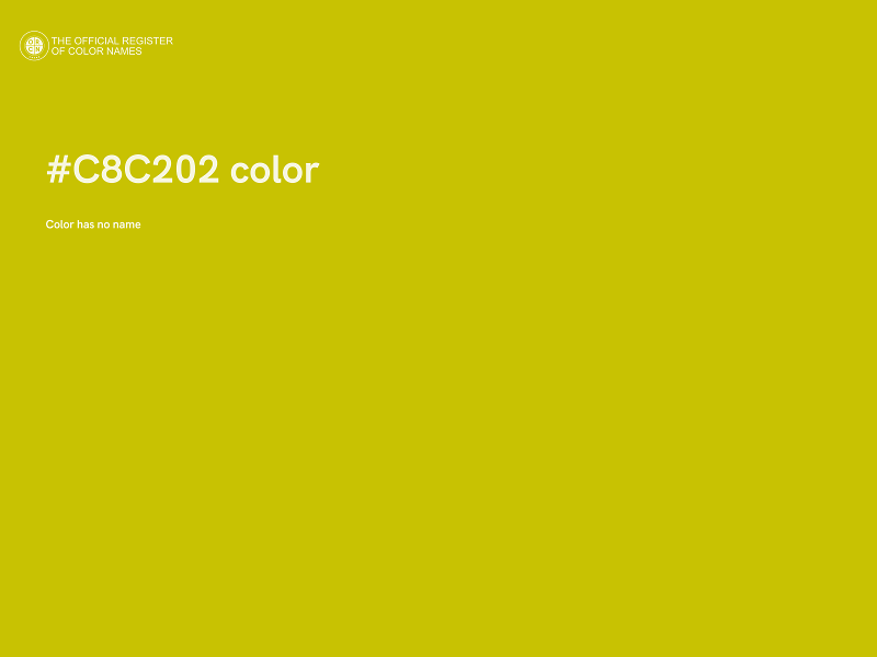 #C8C202 color image