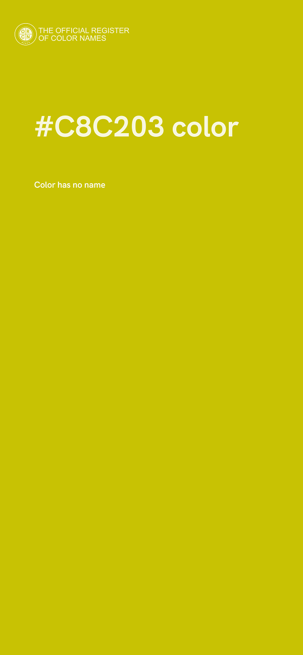 #C8C203 color image