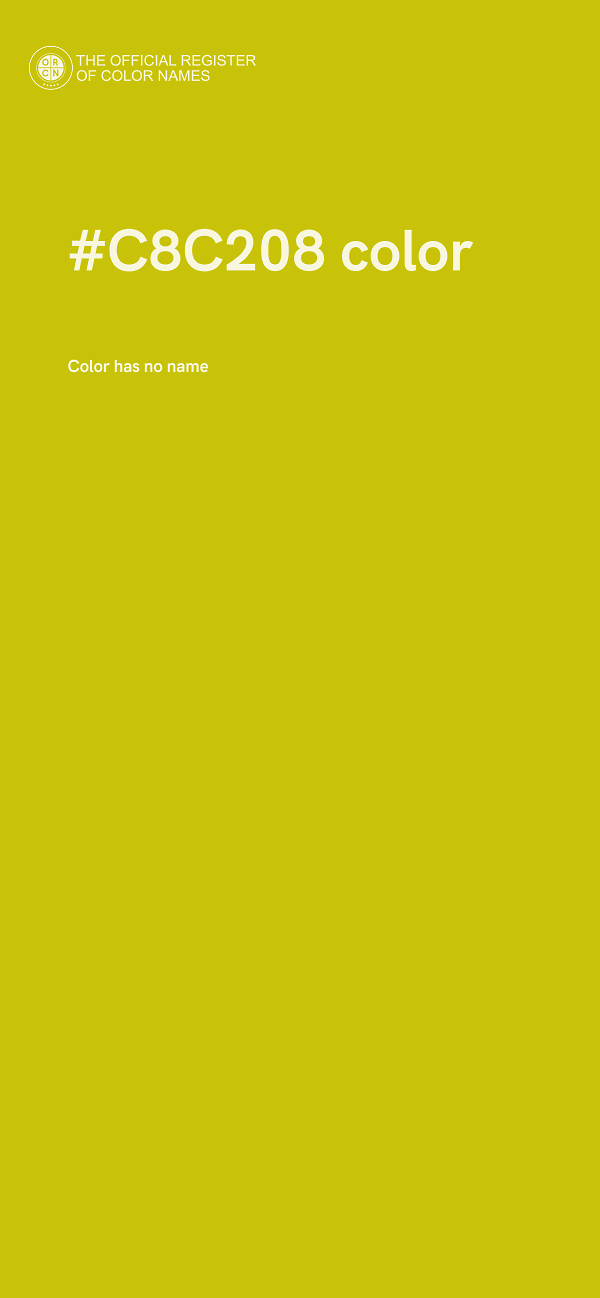 #C8C208 color image