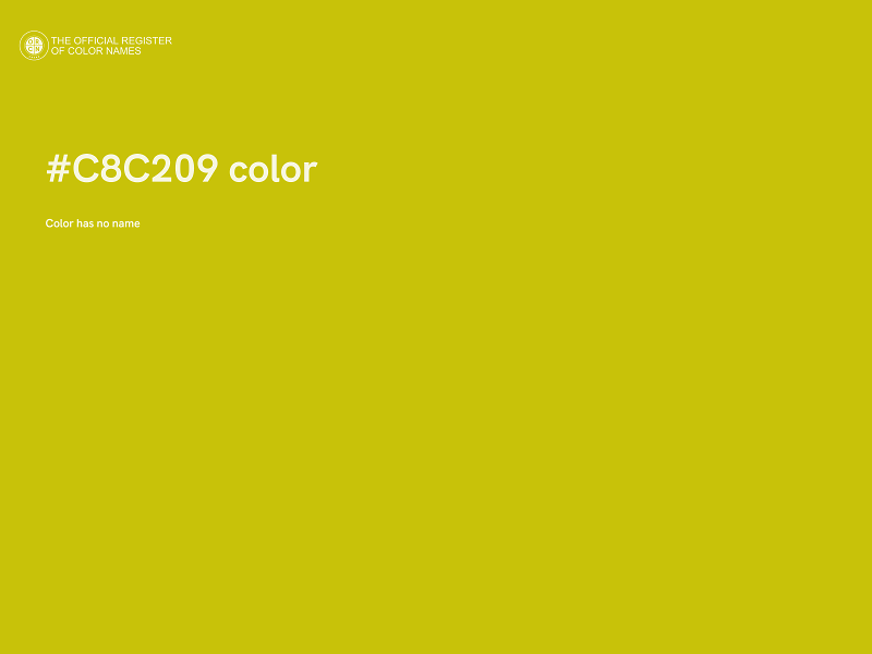 #C8C209 color image