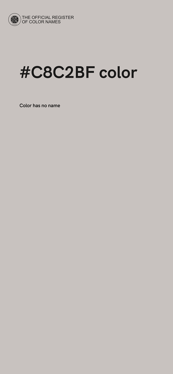 #C8C2BF color image