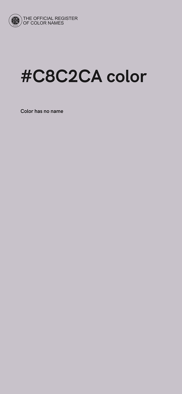 #C8C2CA color image