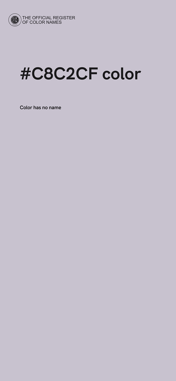 #C8C2CF color image