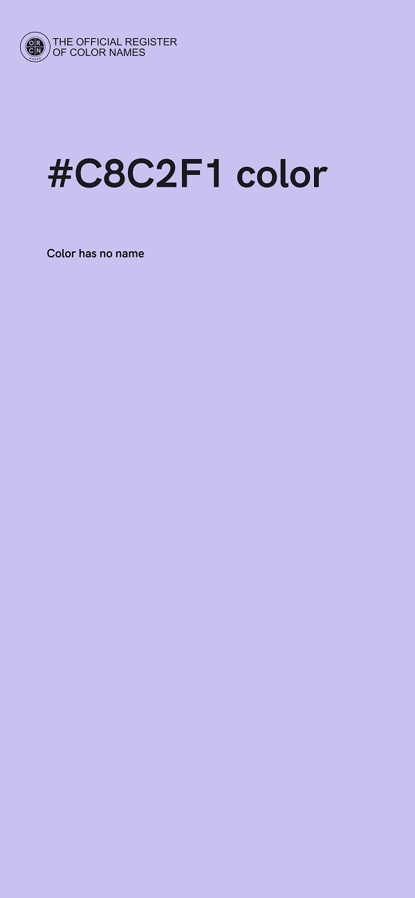 #C8C2F1 color image