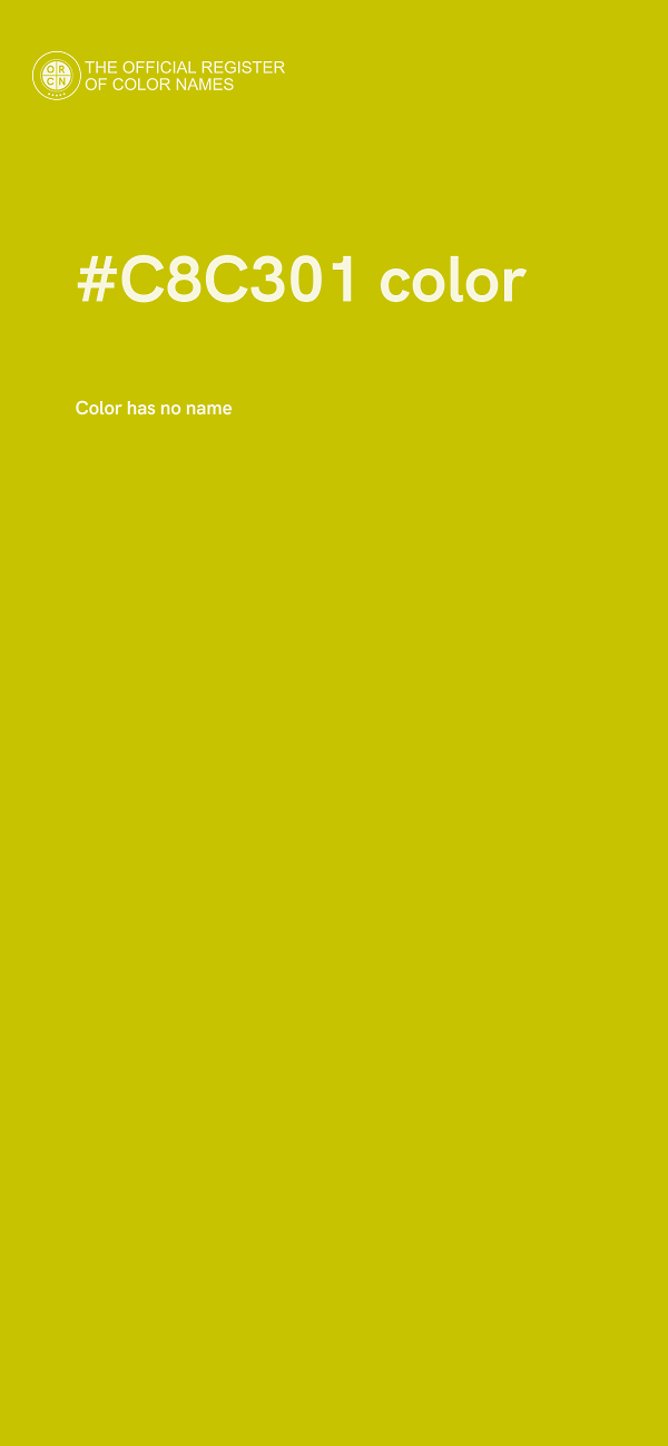 #C8C301 color image
