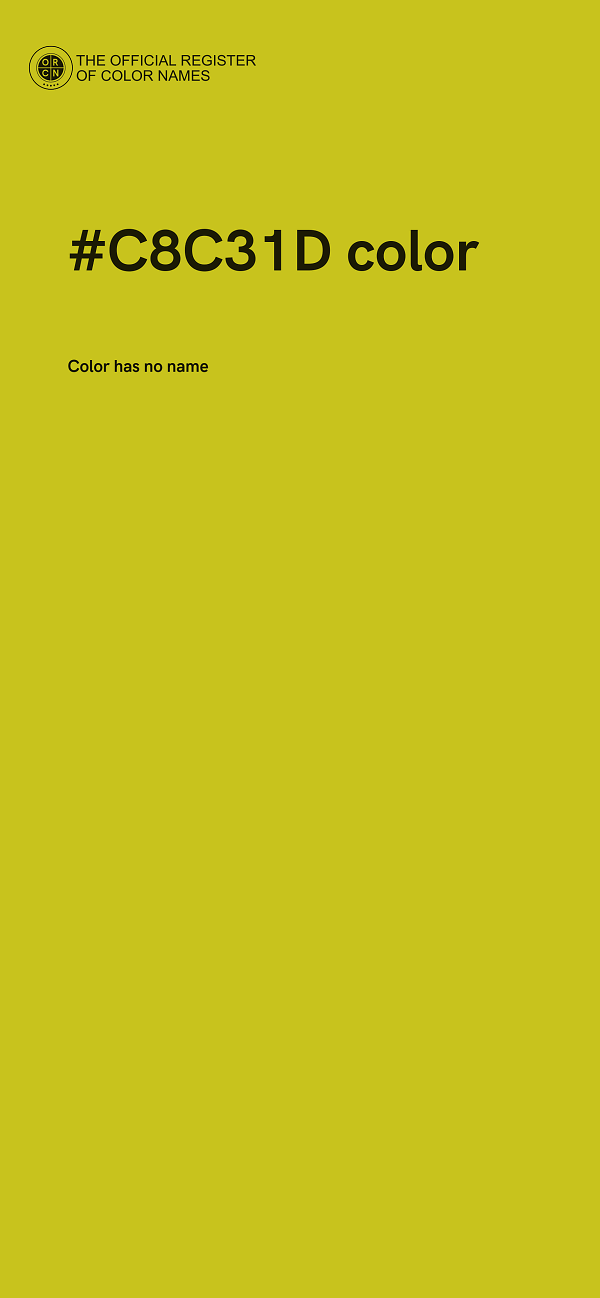 #C8C31D color image