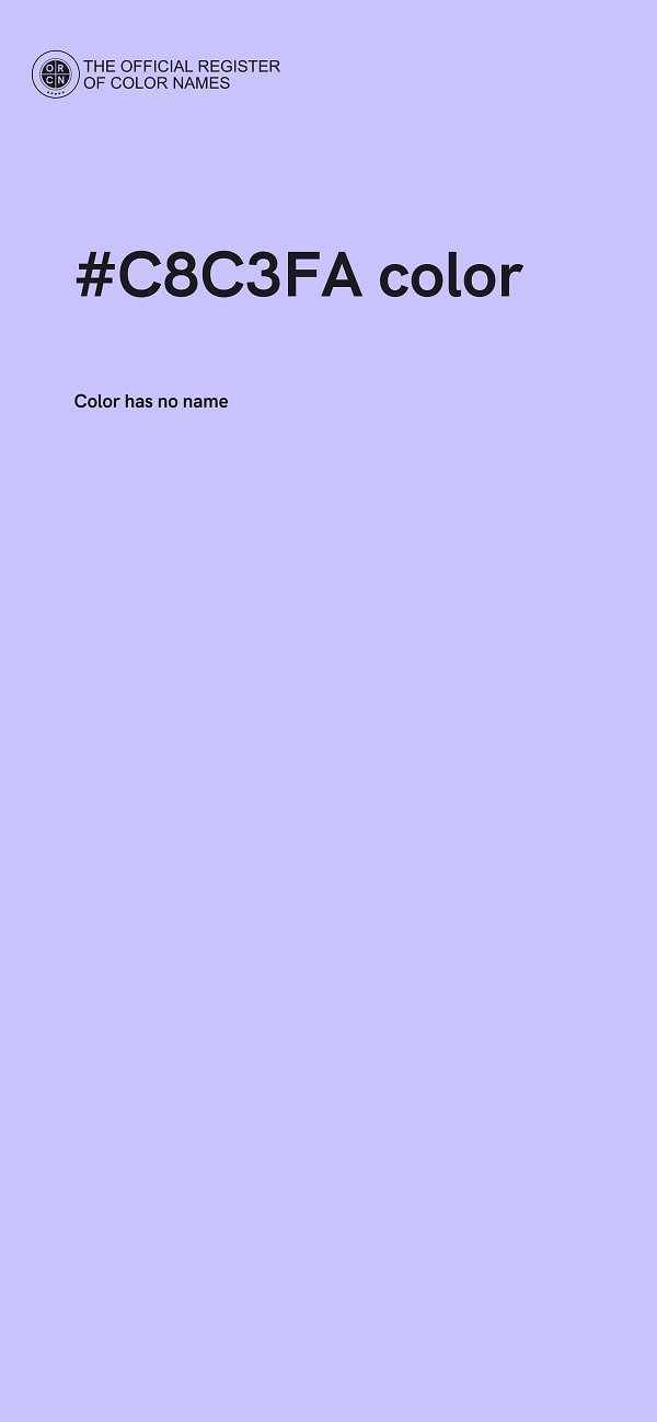 #C8C3FA color image