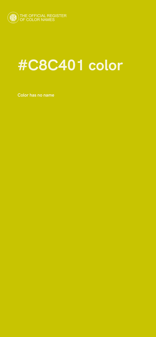 #C8C401 color image