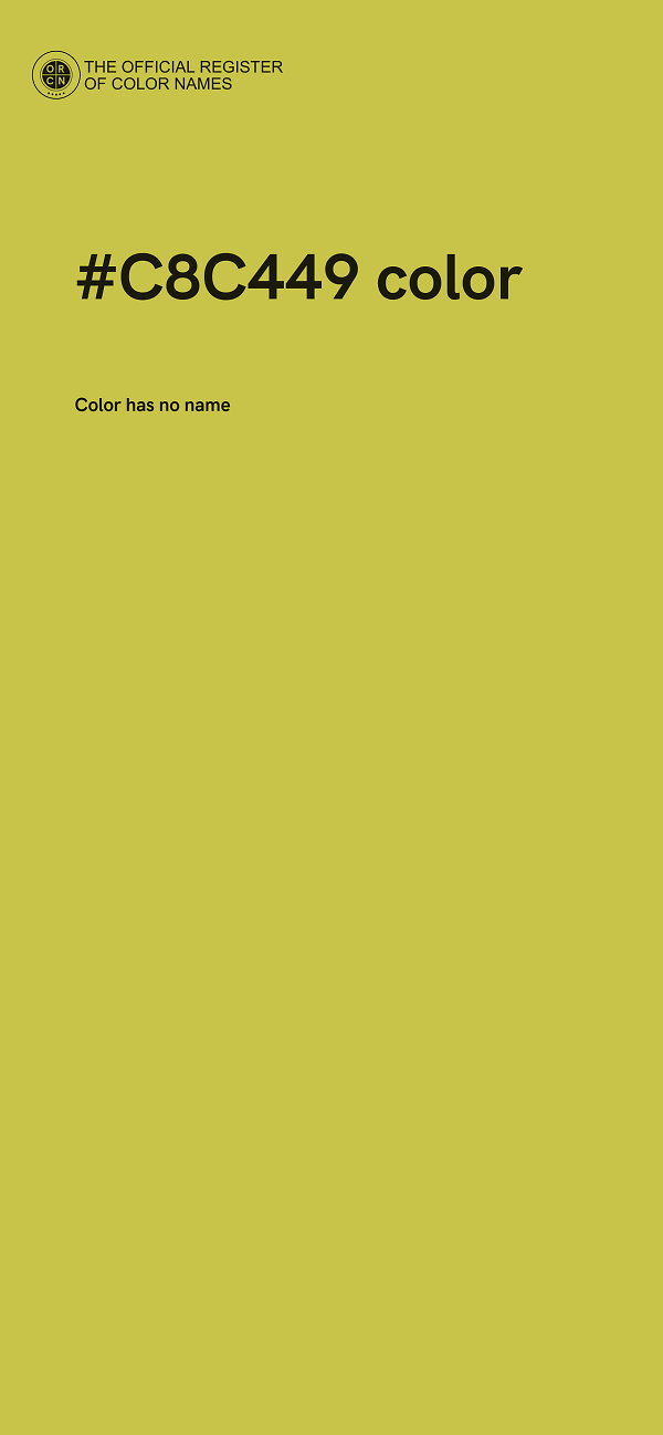 #C8C449 color image