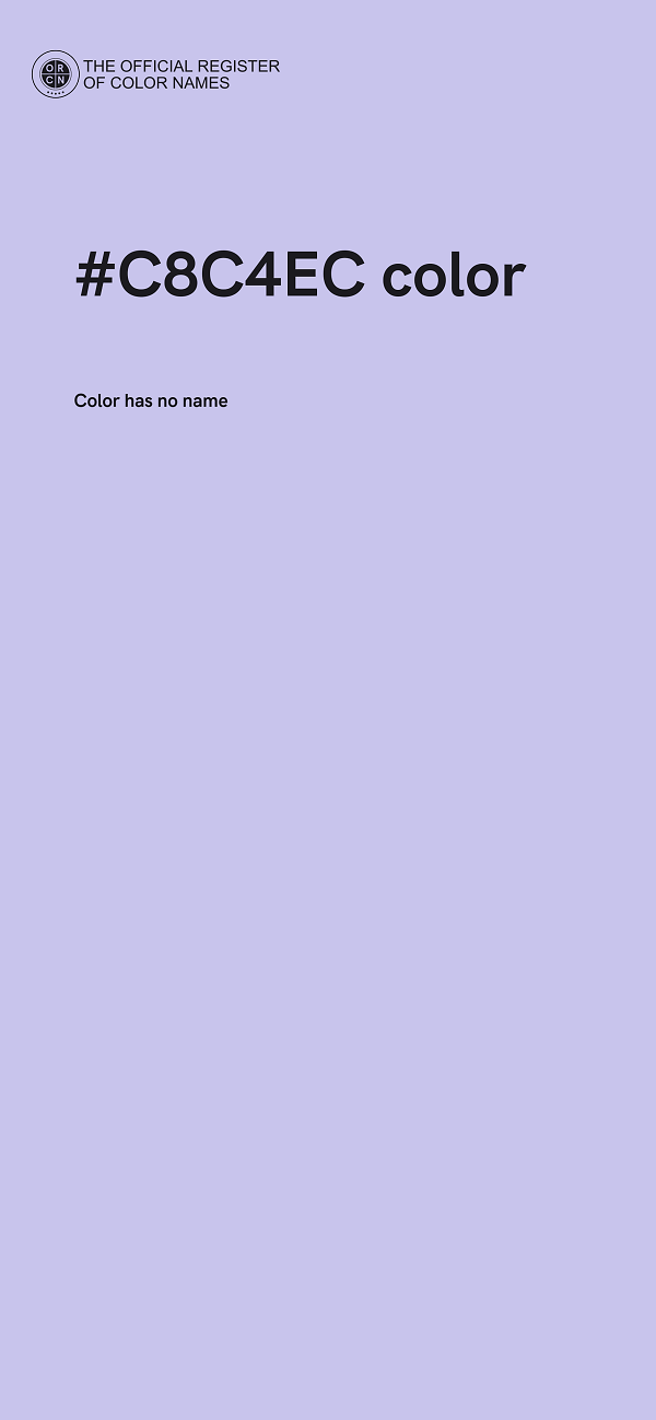 #C8C4EC color image