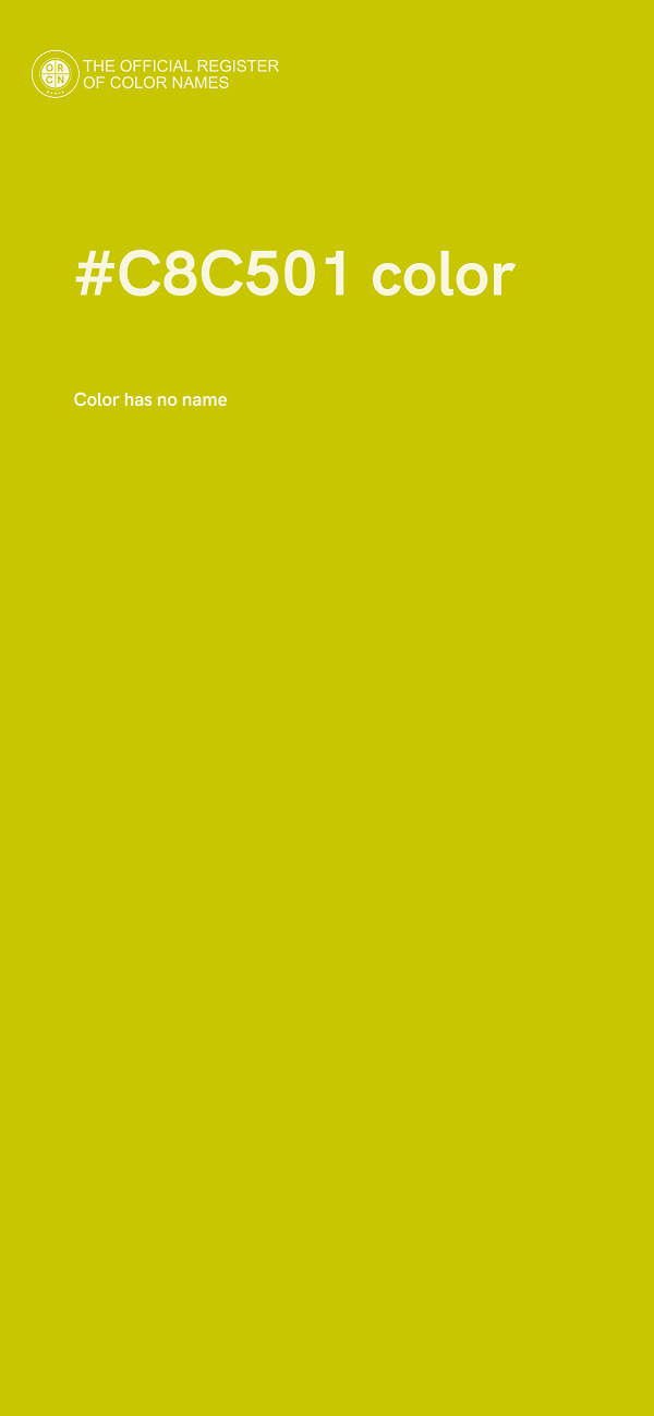#C8C501 color image
