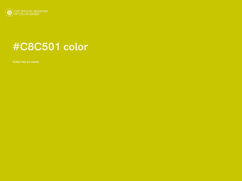 #C8C501 color image