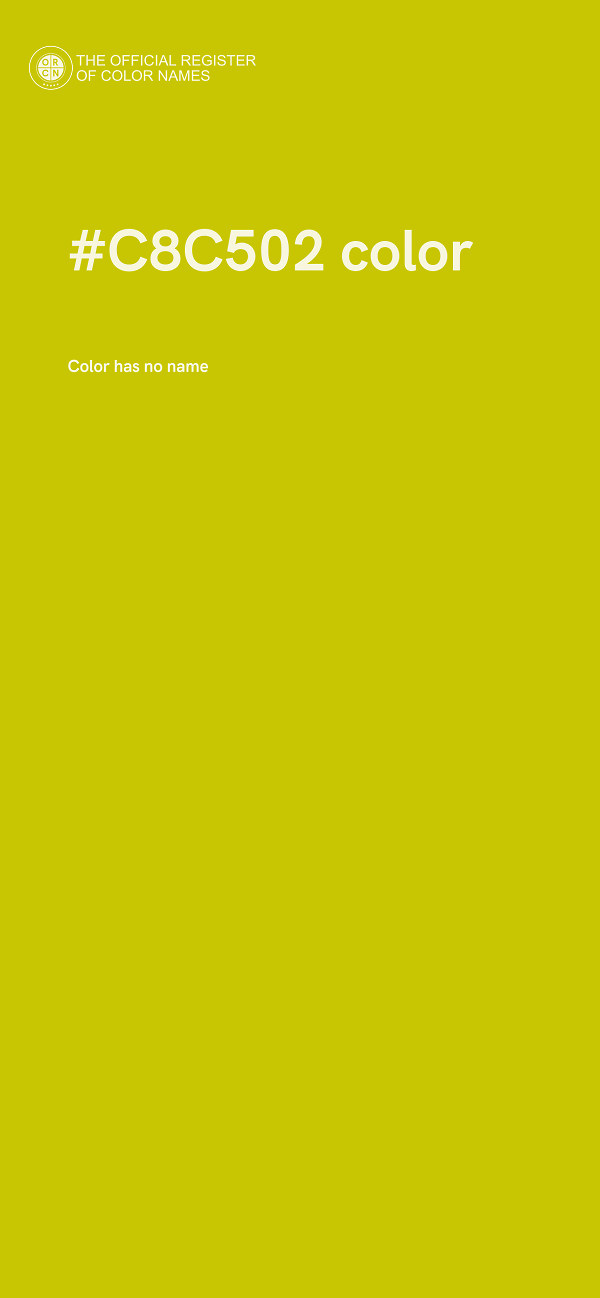 #C8C502 color image