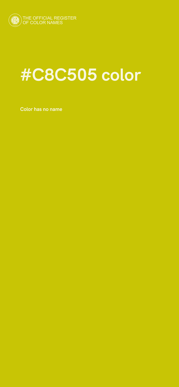 #C8C505 color image