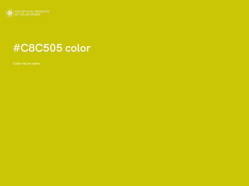 #C8C505 color image