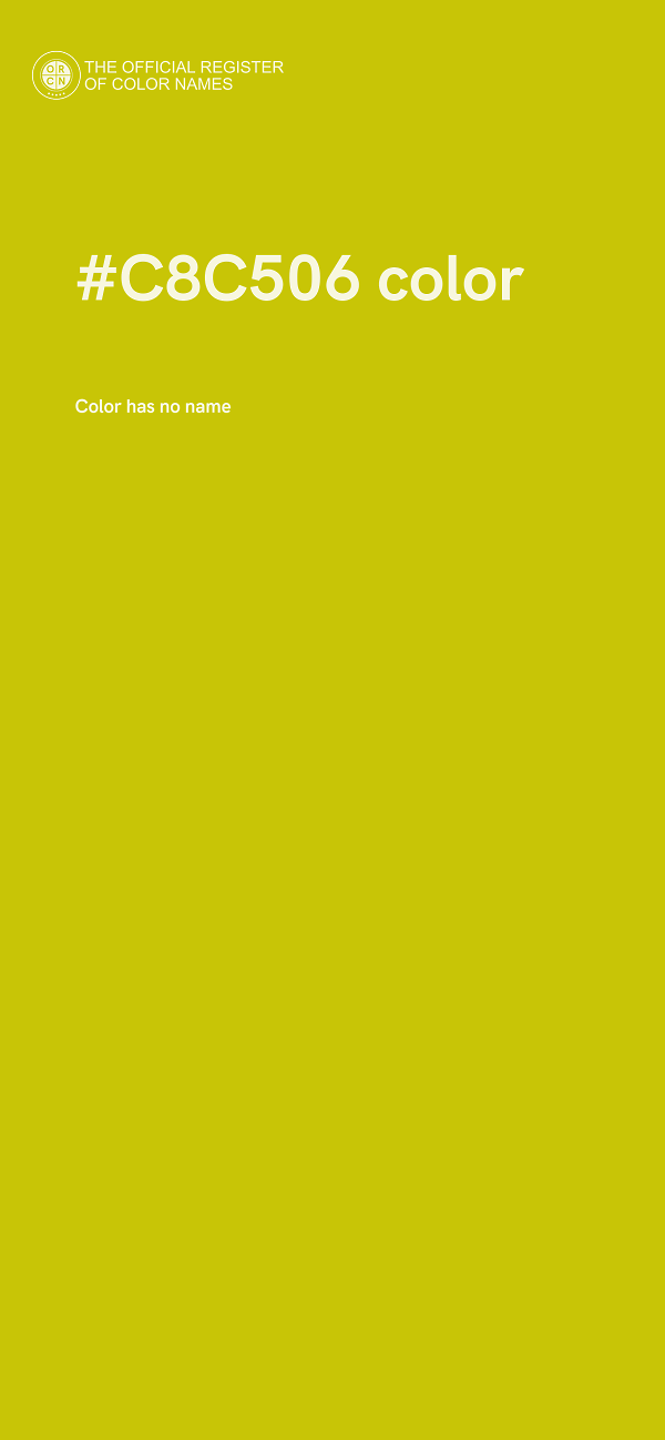 #C8C506 color image