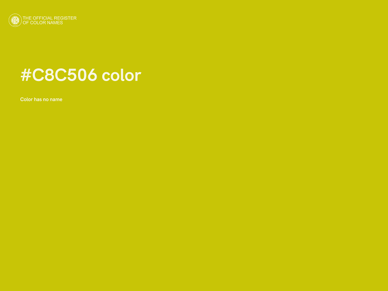 #C8C506 color image