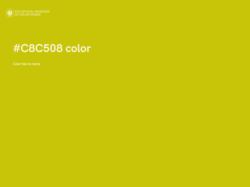 #C8C508 color image