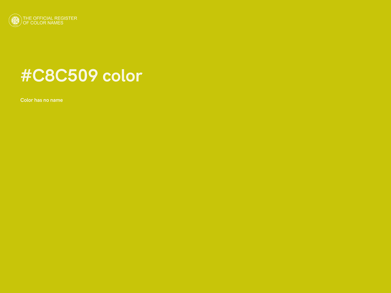 #C8C509 color image