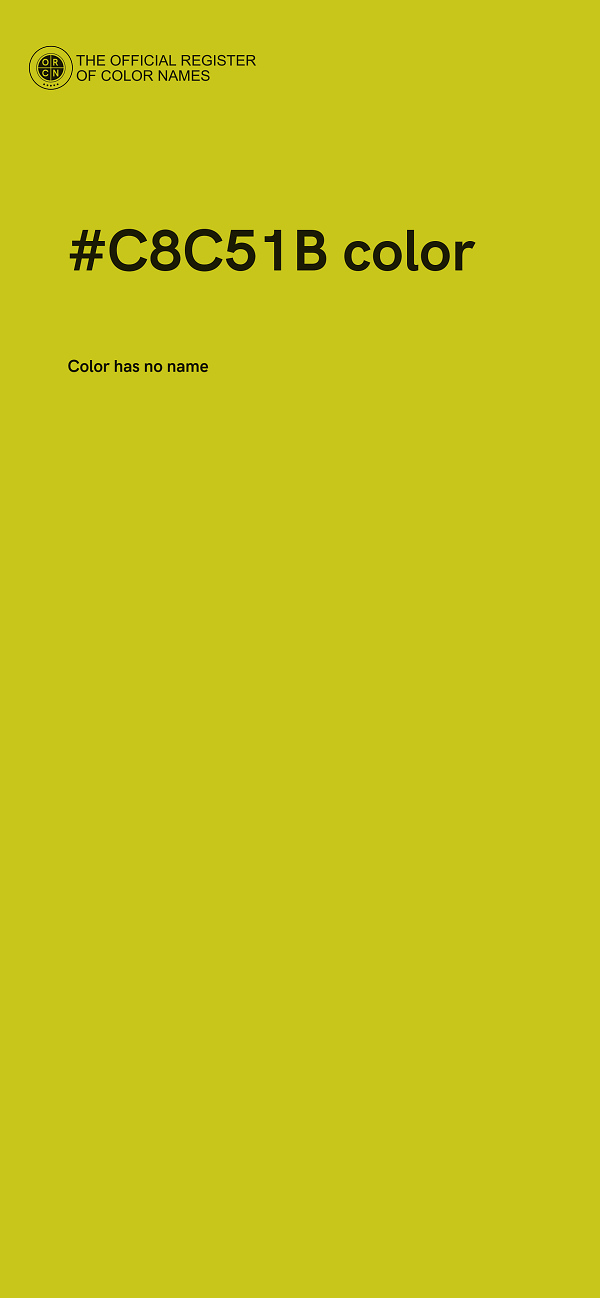#C8C51B color image