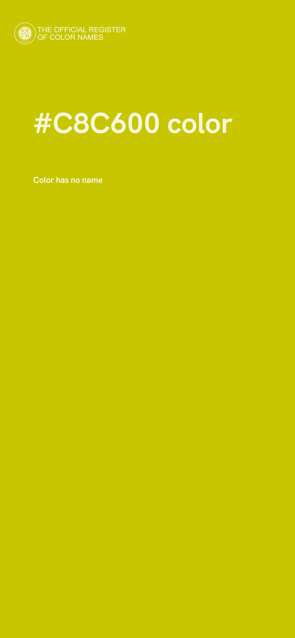 #C8C600 color image