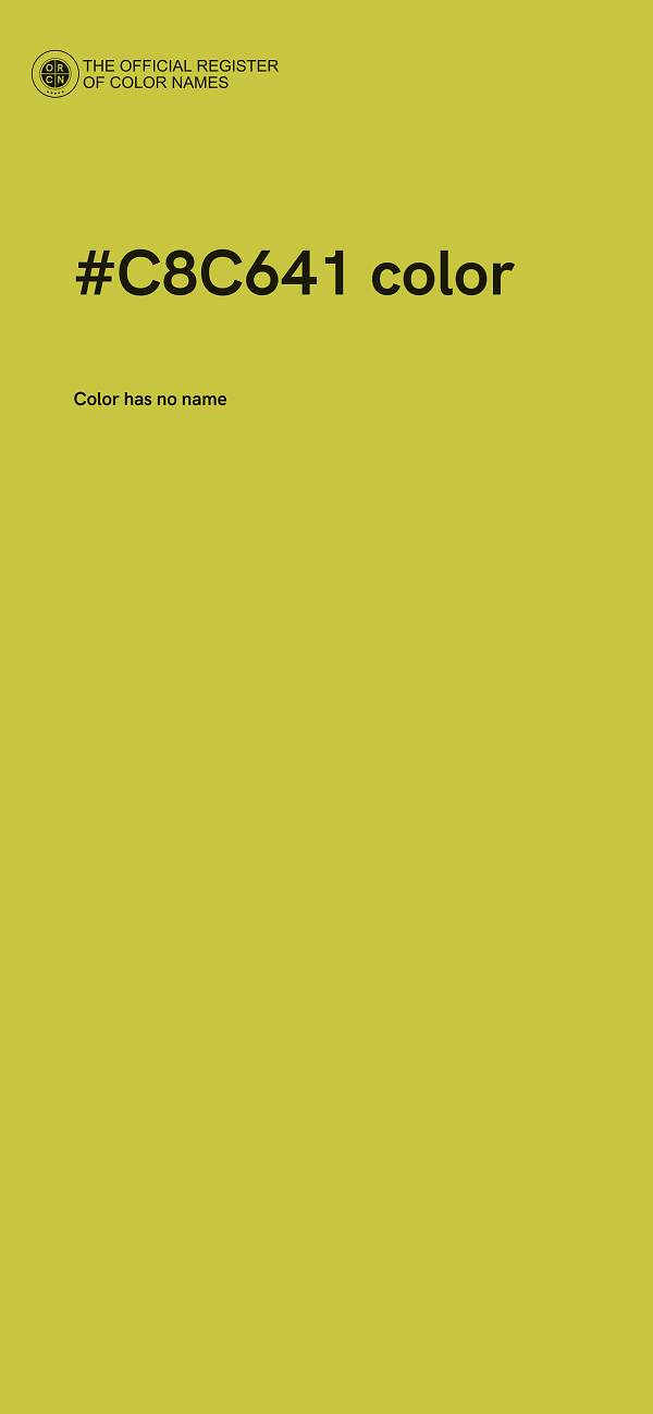 #C8C641 color image