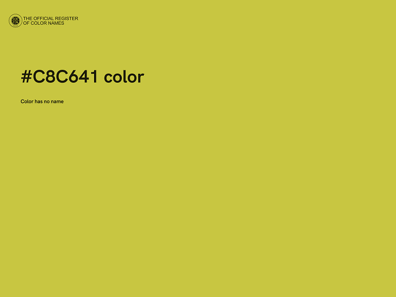 #C8C641 color image
