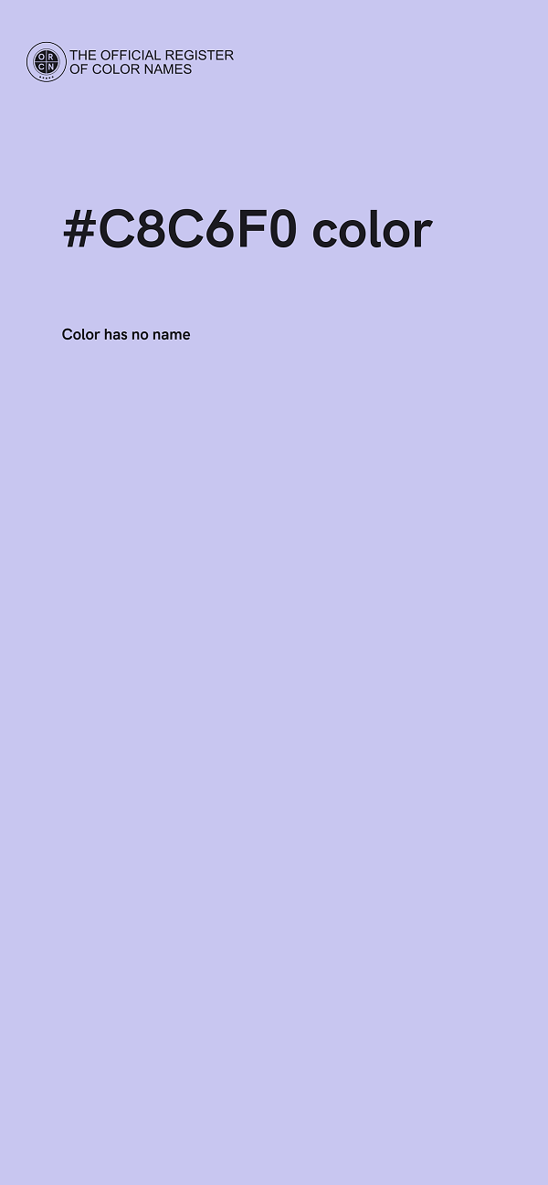 #C8C6F0 color image
