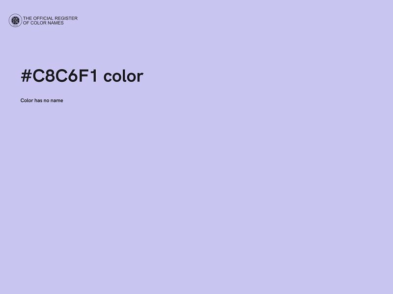 #C8C6F1 color image