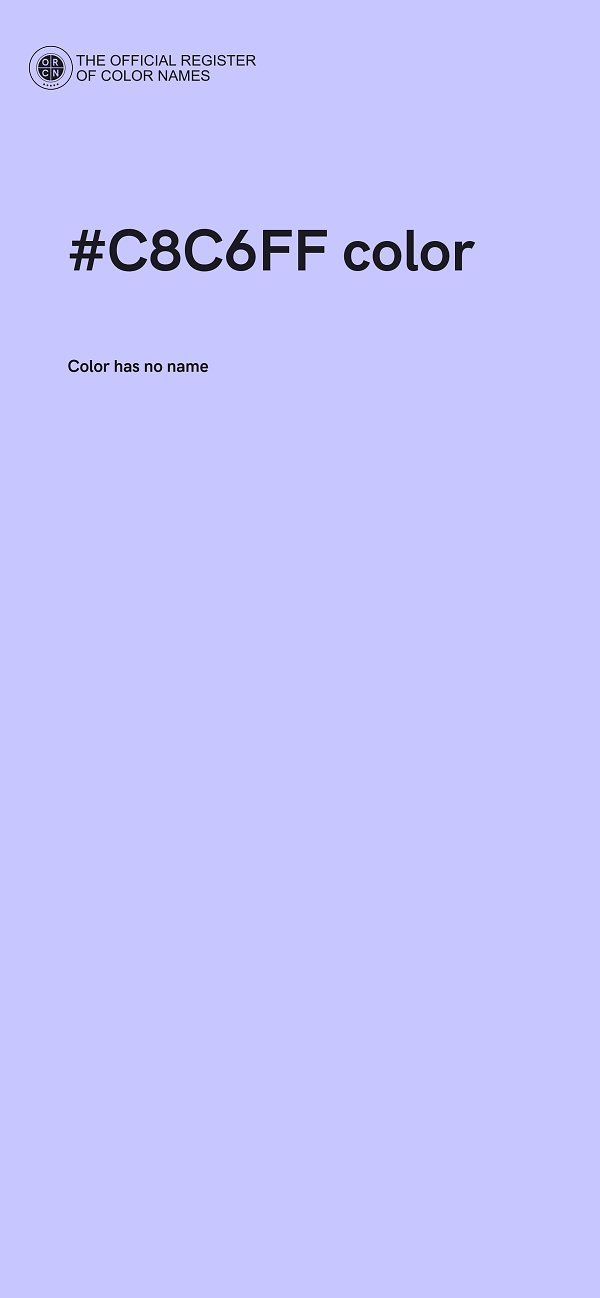 #C8C6FF color image