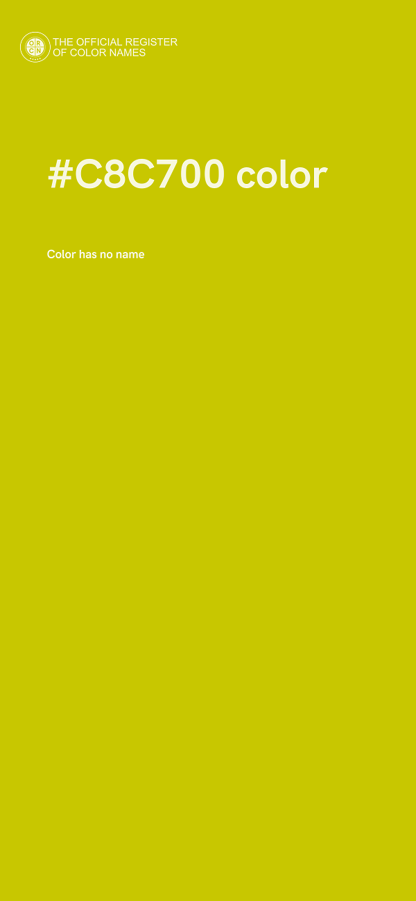#C8C700 color image