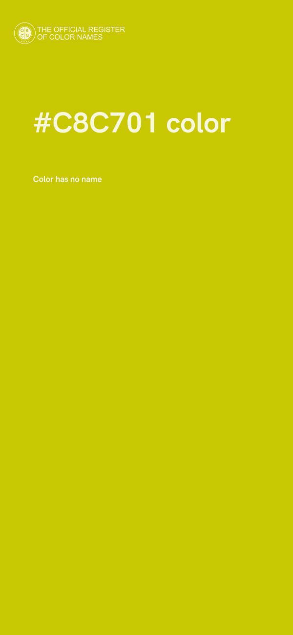 #C8C701 color image