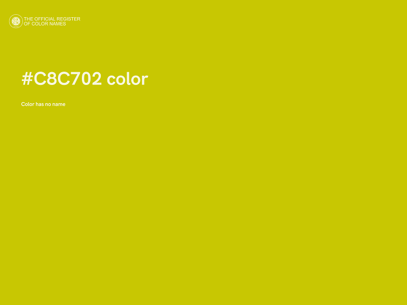 #C8C702 color image