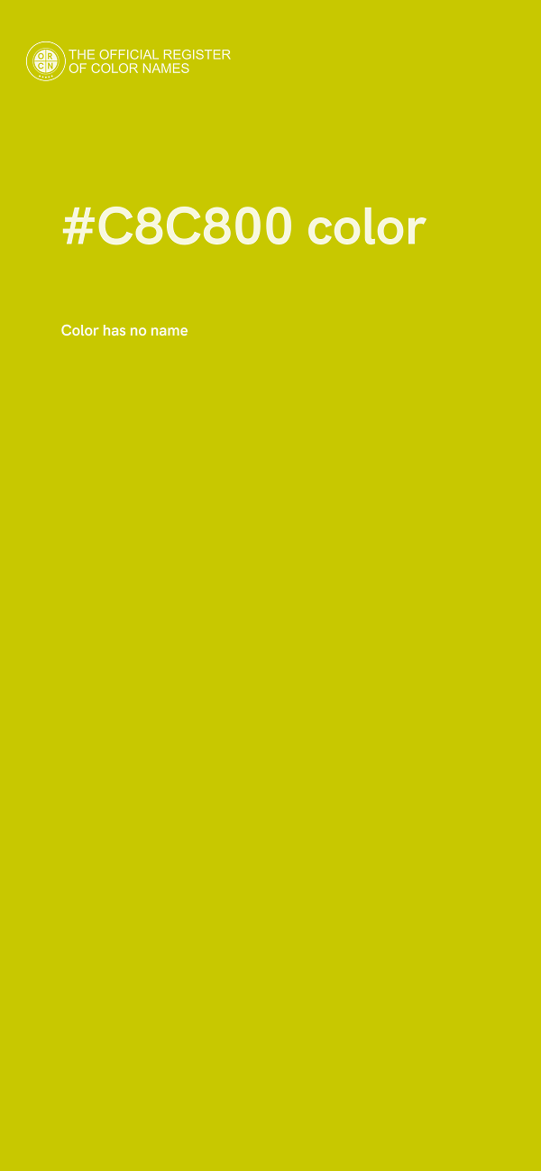 #C8C800 color image