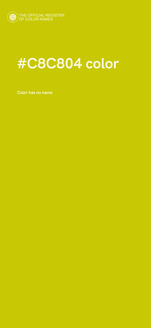 #C8C804 color image