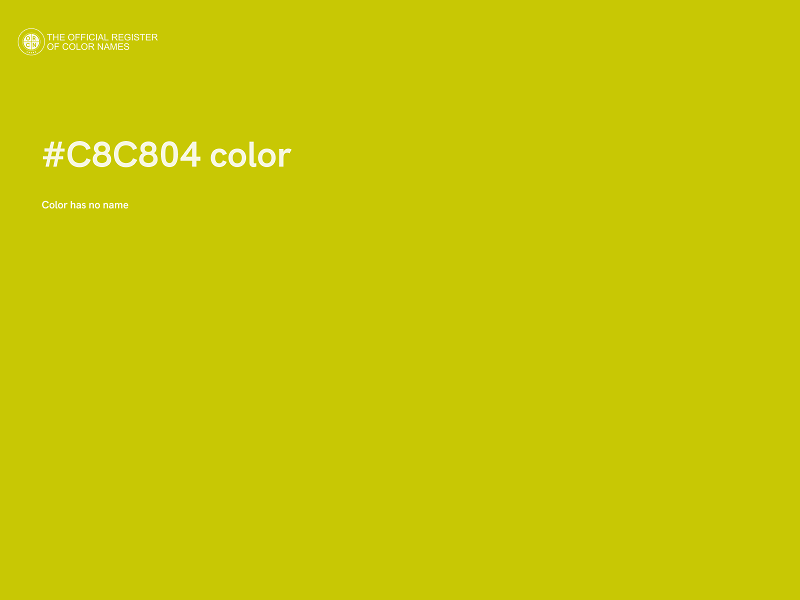 #C8C804 color image
