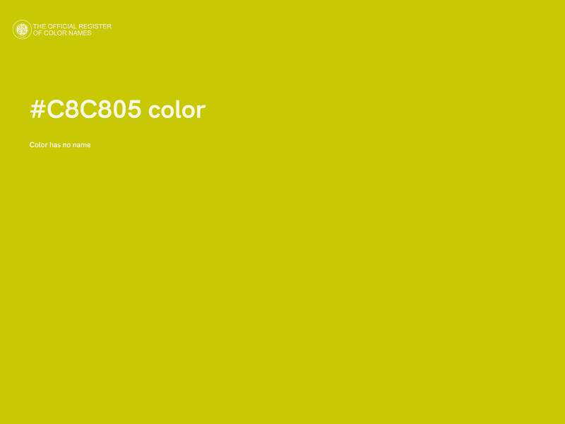 #C8C805 color image