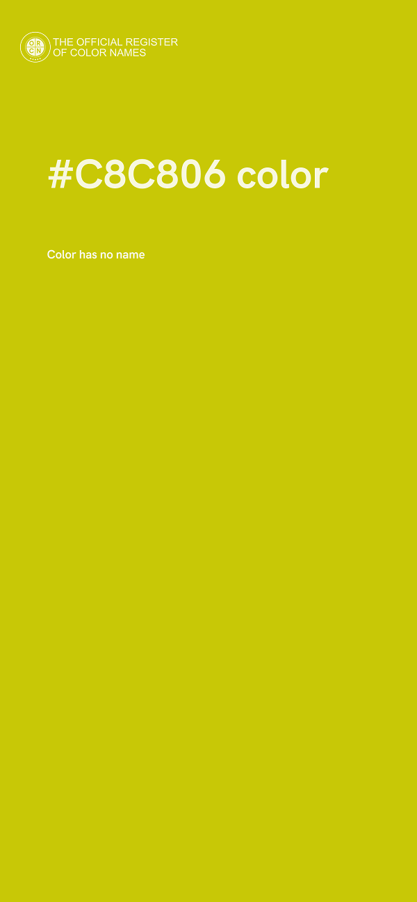 #C8C806 color image