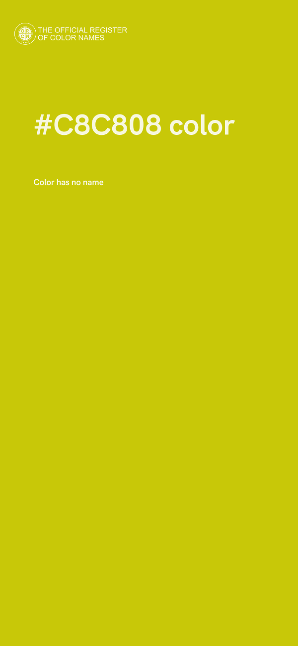#C8C808 color image