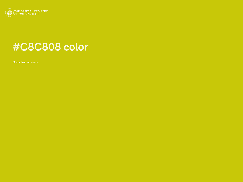 #C8C808 color image