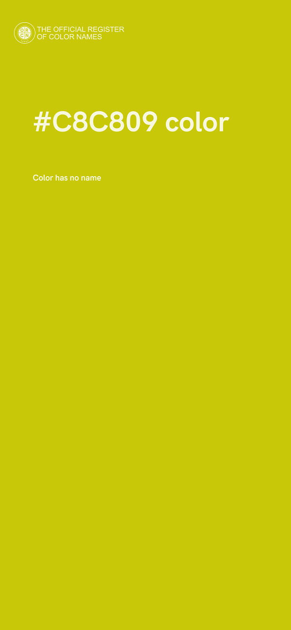 #C8C809 color image