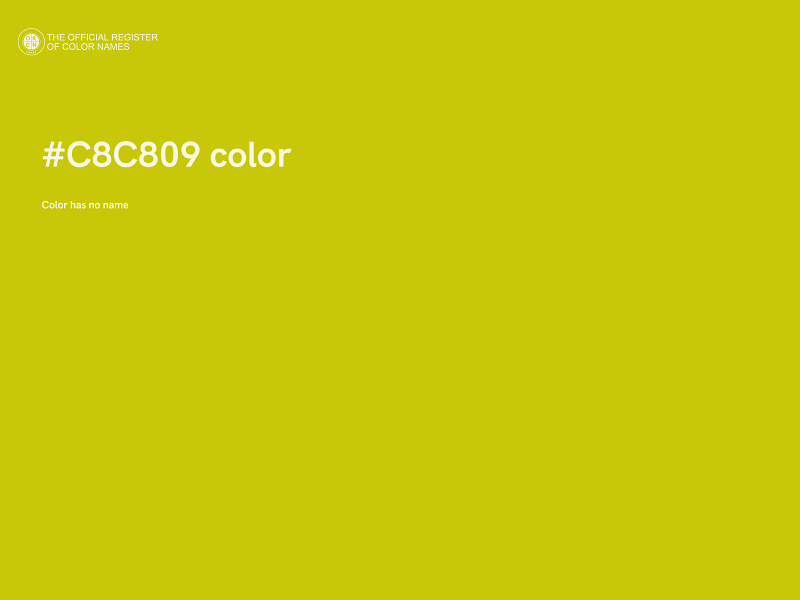 #C8C809 color image