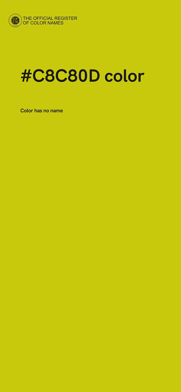 #C8C80D color image
