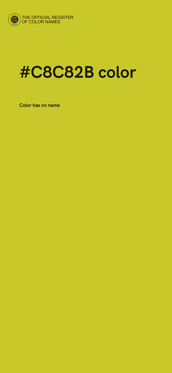 #C8C82B color image